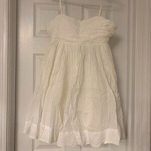 White Summer Dress from Anthropologie
